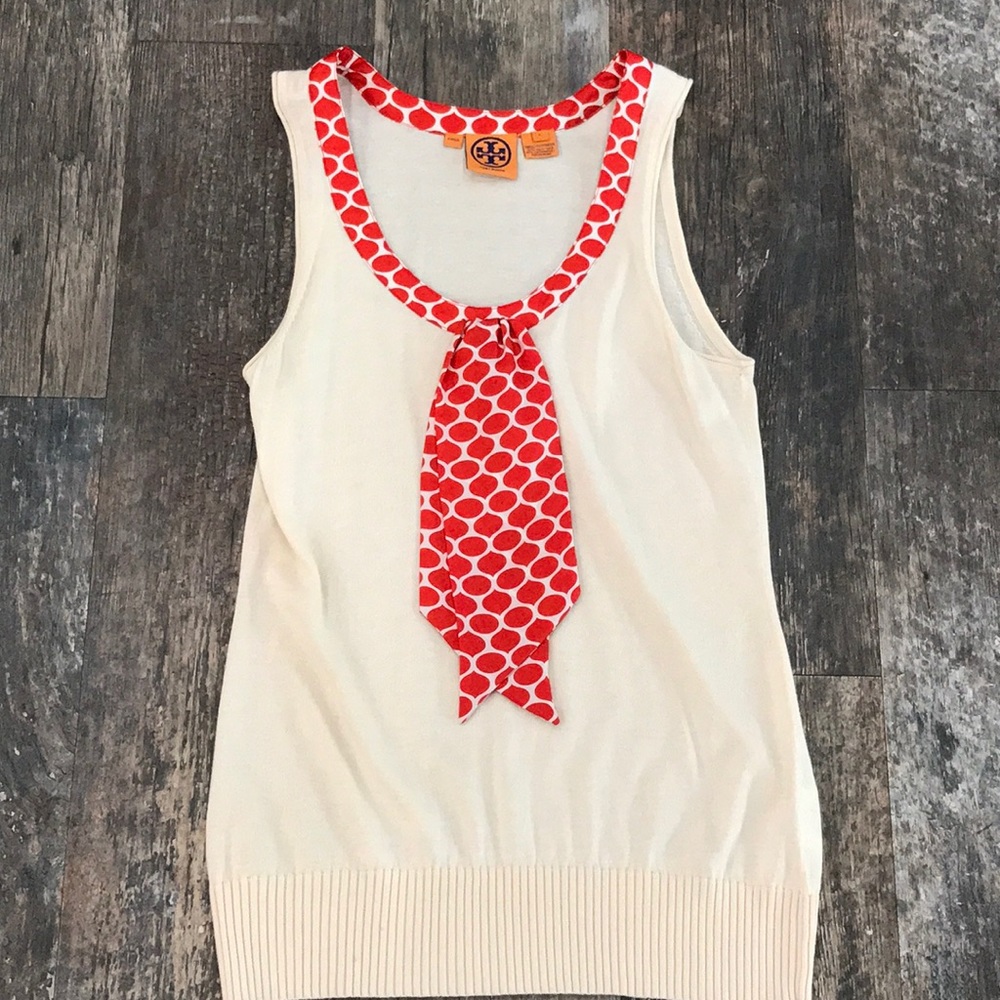 Tory Burch Silk Tie Tank